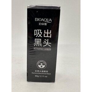 BIOAQUA Activated Carbon Remove Blackhead Mask 60g / 2.11 Oz Deep Cleansing Skin